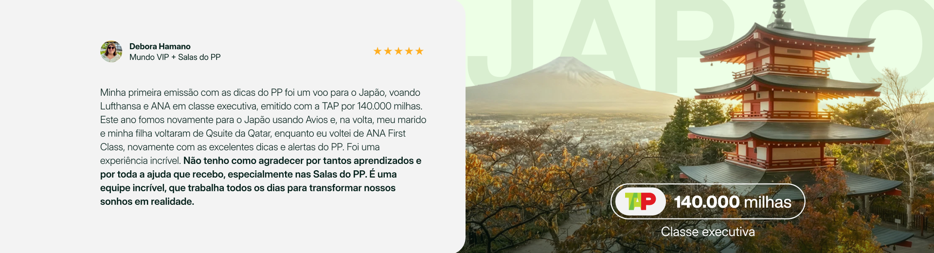 Setembro é o Mês do Cliente nos Alertas do PP e uma condição especial chega no dia 8. A equipe monitora programas de fidelidade e envia avisos organizados no WhatsApp com rota, datas, programa e valor para facilitar a busca por boas oportunidades de viagem.

Os grupos atendem diferentes perfis: Mundo Plus, Mundo VIP e Mundo Ultra, com alertas para Econômica, Executiva e Primeira Classe. Viajantes já aproveitaram emissões para Japão, Bogotá, Buenos Aires e outros destinos usando milhas.