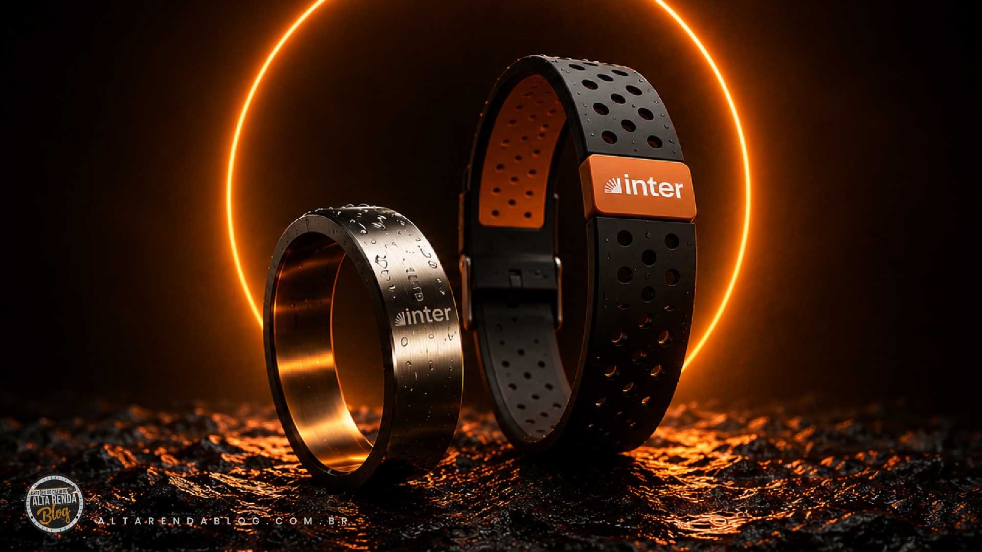 O Inter começou a entregar aos primeiros clientes os seus novos wearables de pagamento. O Inter Ring e o Inter Wristband usam NFC passivo para transformar anel e pulseira em cartão de crédito: é só aproximar da maquininha para pagar, sem depender de celular ou bateria.

Os dispositivos são ativados pelo Super App do Inter, compartilham o limite do cartão e trazem recursos como resistência à água IP68, fator extra de autenticação no Pix e compatibilidade futura com fechaduras inteligentes. O Inter Watch já foi confirmado, mas ainda não tem data de lançamento revelada.