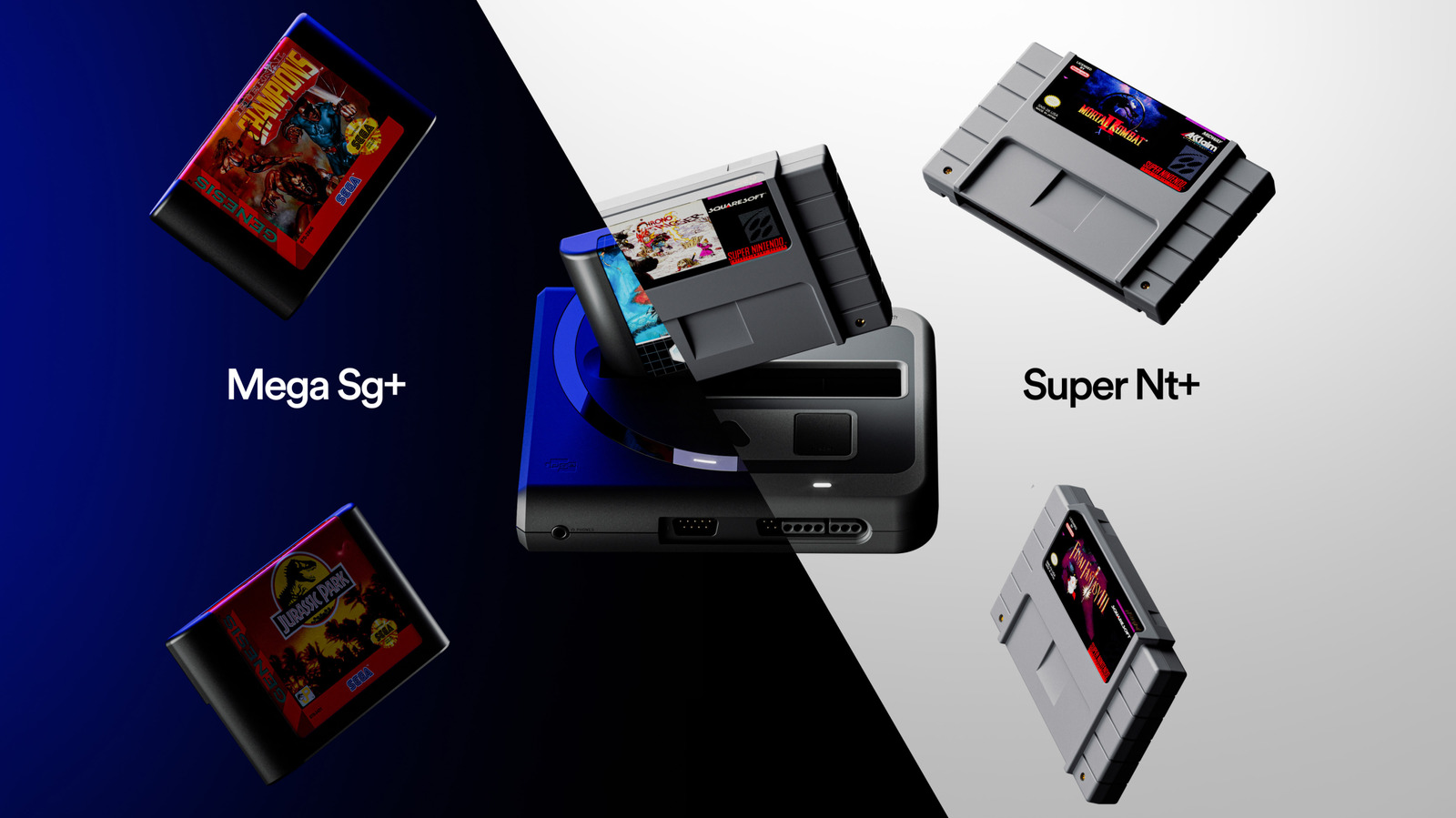A Analogue está voltando à guerra de consoles que marcou o início dos anos 1990. A empresa acaba de apresentar o Super Nt+ e o Mega Sg+, versões atualizadas de suas adoradas máquinas inspiradas no Super Nintendo e no Mega Drive, cada uma por US$ 220, com envio previsto para dezembro.

São sistemas FPGA, ou seja, recriam o hardware original em um chip em vez de depender de emulação por software, então seus cartuchos antigos rodam sem lag em uma TV moderna. As novas versões trazem Bluetooth e 2.4GHz integrados, com botão dedicado de pareamento, alimentação USB-C, slot para cartão SD, troca de cartucho a quente e um gabinete redesenhado. Cada console roda mais de 2.200 jogos livres de região, com vídeo limitado a 1080p.

As pré-vendas começam na segunda-feira, 19 de outubro, às 8h no horário do Pacífico, no site da Analogue. Só lembre que nenhum controle vem na caixa, então reserve um orçamento para um ou dois controles da 8BitDo se quiser a experiência retrô completa. É uma celebração da preservação em vez da obsolescência programada, e é exatamente o tipo de hardware que o mercado de jogos precisa valorizar mais.