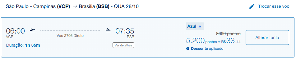 O feriado de 7 de setembro chegou e é o momento perfeito para colocar suas milhas para render. O Passageiro de Primeira separou cinco sugestões de trechos domésticos com a Azul que saem a partir de 5.200 pontos + taxas, com opções para Brasília, Porto Alegre, Maceió, Recife e mais.

A lista traz o custo exato em pontos para clientes Azul Diamante e demais passageiros, além dos valores de taxas. Dá para aproveitar a praia, visitar amigos ou conhecer uma nova cidade sem gastar uma fortuna na passagem.

Precisa turbinar o saldo? A promoção do cartão Azul Itaú oferece até 40.000 pontos bônus para novos clientes, um bom empurrão para a próxima viagem.