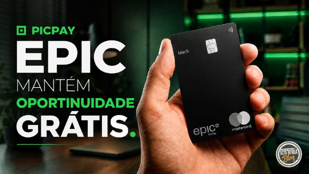 O PicPay está liberando um ano de anuidade zero nos cartões Black e Epic, ambos da bandeira Mastercard Black, para uma leva de clientes selecionados. No dia a dia, o Black devolve 1,2% de cashback na fatura, enquanto o Epic vai até 2,6% nas compras nacionais e 4% nas internacionais. Ainda dá para curtir as salas VIP Mastercard Black no aeroporto de Guarulhos sem pagar nada, e o Epic ainda soma dois acessos LoungeKey, Amazon Prime grátis, chip internacional e telemedicina Albert Einstein.

Para aproveitar, é só abrir o app do PicPay e ver se a oferta apareceu na aba de cartões. Após o primeiro ano, a anuidade grátis continua para quem gasta R$ 5 mil mensais na fatura ou mantém R$ 50 mil investidos na plataforma. Quem viaja ou faz compras no exterior pode turbinar ainda mais o retorno usando uma conta global como Nomad ou Wise ao lado do cartão.