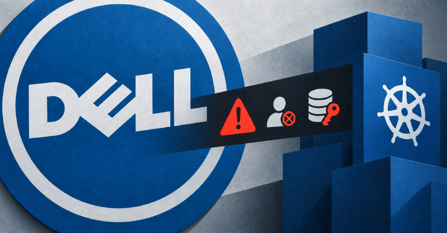 A Dell acabou de liberar correções para seus Container Storage Modules, e os números assustam. São seis vulnerabilidades, várias com nota máxima 10.0 na escala CVSS, que permitem a qualquer um na rede driblar a autenticação e assumir controle administrativo total sobre a infraestrutura de armazenamento de todas as famílias de produtos Dell suportadas.

A pior delas não exige credencial nenhuma. Uma falha de autenticação ausente no servidor gRPC csm-authorization-storage entrega credenciais de administrador de todos os arrays de armazenamento registrados, enquanto chaves e credenciais embutidas no código permitem que atacantes remotos forjem tokens válidos à vontade. Outro bug de escalada de privilégios leva um usuário de baixo privilégio até o root nos nós do cluster, e uma falha de injeção em template abre caminho para ler Kubernetes Secrets e reescrever controles de acesso de todo o cluster.

Todas as versões do CSM anteriores à 1.17.0 estão afetadas. A versão 1.18.0 corrige tudo, e não existe paliativo. Atualize agora, rotacione seus segredos de assinatura JWT e trate sua camada de armazenamento como o bem mais precioso que ela é. Se o seu time lida com infraestrutura sensível, combinar criptografia forte com uma VPN confiável em cada conexão remota deixou de ser opcional.