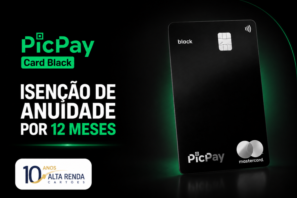O PicPay está agitando o mercado de cartões premium com uma oferta imperdível no PicPay Card Black. Novos clientes ganham 12 meses de anuidade grátis, limite pré-aprovado de até R$ 10.000 e cashback de 1,2% em todas as compras elegíveis, com o valor de volta rendendo 102% do CDI na sua conta PicPay.

O grande destaque é o acesso ilimitado e isento às salas VIP Mastercard Black no Aeroporto de Guarulhos (GRU), sem exigência de gasto mínimo, mesmo depois que a Mastercard apertou as regras para outros bancos. Dá para solicitar até 5 cartões adicionais, contar com seguro de viagem, acesso à rede LoungeKey no mundo todo e ainda usar o recurso Pula Compra.

Quer aproveitar? Use o código LMRASM ao criar sua conta no PicPay e ganhe R$ 20 no primeiro pagamento com cartão ou antecipação salarial.