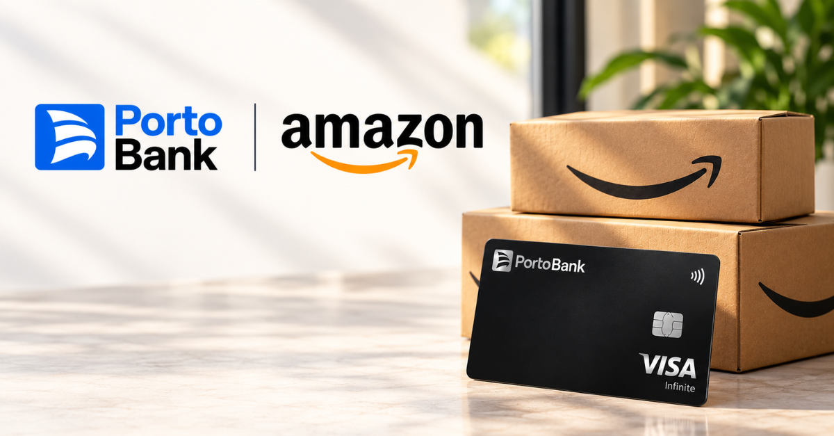 O Porto Bank resolveu comemorar o Dia do Cliente com uma economia que cai direto no carrinho: quem tem cartão Visa do banco garante 15% de desconto em todo o site da Amazon hoje. O cupom PORTO15OFF libera até R$ 40 de abatimento em compras acima de R$ 50, uma forma rápida de aliviar o valor final da compra.

Para participar, basta ser cliente Porto Bank com cartão Visa, cadastrá-lo como forma de pagamento na Amazon, selecionar o cupom na finalização do pedido e pagar com o cartão cadastrado. A oferta vale só até as 23:59 de hoje ou enquanto durarem os estoques.

Quem ainda não é cliente pode pedir o Cartão de Crédito Porto Bank e contar com 1 ano de isenção de anuidade na primeira bandeira, aproveitando ainda mais vantagens enquanto a promoção está no ar.