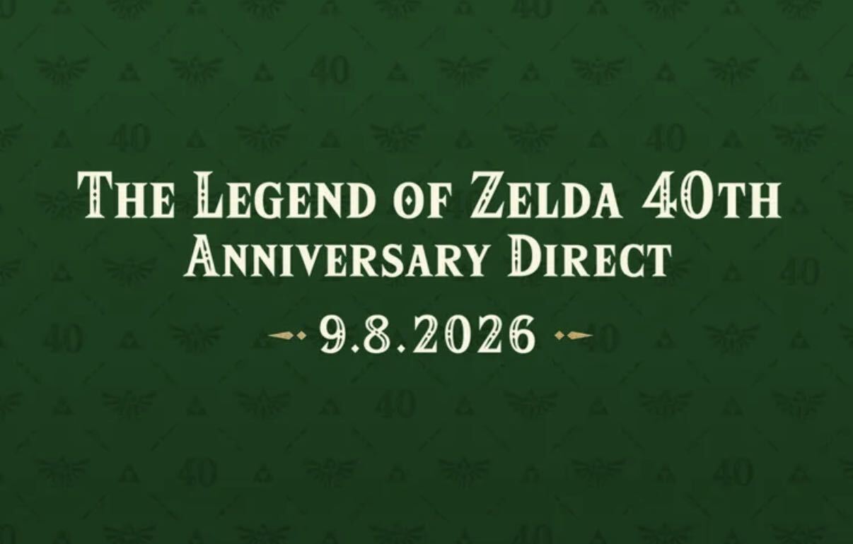 A franquia The Legend of Zelda completa 40 anos, e a Nintendo vai celebrar em grande estilo com um Direct exclusivo no dia 8 de setembro, às 7h (horário do Pacífico) / 10h. São cerca de 30 minutos de pura magia de Hyrule, com surpresas nostálgicas e a possível estreia de um remake muito aguardado pelos fãs.

E a festa continua no dia 9 de setembro, com um Nintendo Direct geral de aproximadamente 45 minutos. Será uma semana histórica para os fãs da Nintendo, então prepare o seu calendário, afie a Master Sword e não perca nenhuma revelação.