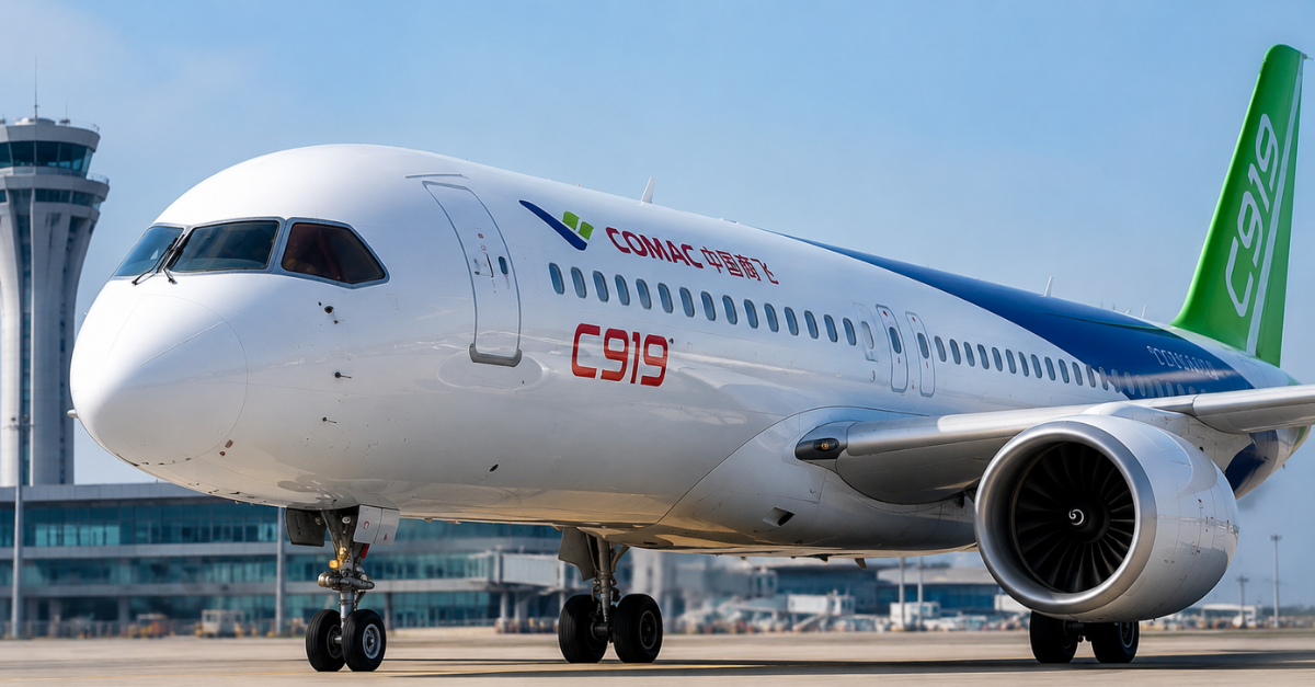 O C919, jato desenvolvido pela fabricante chinesa COMAC, acaba de fazer história ao realizar seu primeiro voo comercial internacional regular. Operado pela Air China, o voo saiu de Pequim com destino a Ulan Bator, na Mongólia, marcando uma nova fase na estratégia da China para disputar o mercado de aviação comercial global.

A aeronave foi criada para concorrer diretamente com o Boeing 737 MAX e o Airbus A320neo, dois dos aviões mais vendidos do mundo. Mas ainda há desafios importantes: a certificação por órgãos como FAA e EASA segue pendente, e a capacidade de produção precisa aumentar. Mesmo assim, a nova rota internacional é um passo poderoso rumo à consolidação do C919 como alternativa global.