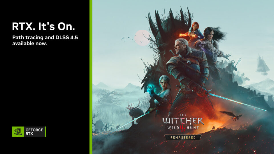 A CD Projekt Red e a NVIDIA acabam de liberar uma atualização gratuita para The Witcher 3: Wild Hunt — Remastered, trazendo path tracing completo, DLSS 4.5 e HairWorks renovado no PC. Um dos RPGs mais premiados de todos os tempos vira uma vitrine viva do hardware RTX moderno, e o jogador não paga nada a mais por isso.

E a onda só cresce. ACE COMBAT 8 entra em acesso antecipado com DLSS 4.5 Super Resolution e DLAA, AION 2 inicia seu acesso antecipado com Multi Frame Generation, e Gears of War: E-Day chega em 1º de outubro com ray tracing, RTX Mega Geometry e DLSS 4.5. Enlisted também ganha iluminação global com path tracing e Multi Frame Generation em 6X, elevando ainda mais a qualidade de imagem e a imersão.

O detalhe que chama atenção é a decisão por trás disso. É uma melhoria gratuita, não mais um relançamento pago, prova de que sustentar um jogo por anos pode recompensar os jogadores sem espremê-los até o último centavo.