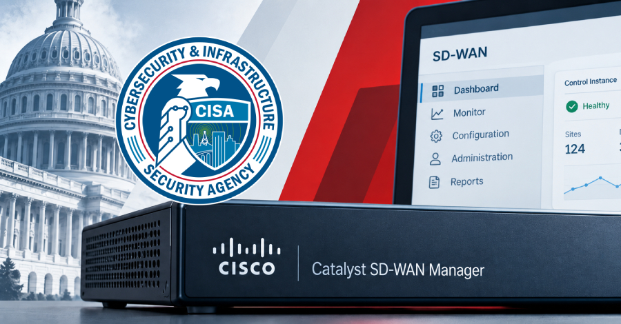 O Cisco Catalyst SD-WAN Manager está sob ataque de novo, e dessa vez é grave. A CVE-2026-76504, uma falha crítica de bypass de autenticação com nota 9.8 no CVSS, permite que um atacante remoto e não autenticado passe direto pelo login e entre no console de gerenciamento com privilégios de administrador. O problema está no tratamento incorreto de codificação de URI em requisições HTTP, então uma única chamada maliciosa pode sequestrar a API que controla toda uma rede corporativa.

A Cisco confirmou que a falha já foi explorada ativamente em setembro de 2026, o quinto zero-day de SD-WAN da empresa só neste ano. A agência de cibersegurança dos Estados Unidos (CISA) adicionou a vulnerabilidade ao seu catálogo de falhas conhecidas em exploração e determinou que agências federais corrijam tudo até 3 de outubro de 2026, além de fazer uma avaliação completa de comprometimento. As versões corrigidas vão da 20.9 à 26.2, mas quem roda builds antigas precisa migrar, porque não existe paliativo.

A lição é dura e repetida: um painel único que gerencia, configura e monitora redes gigantes é alvo dos sonhos para criminosos, e 2026 mostrou que eles sabem disso. Atualize agora, restrinja a exposição à internet, audite os arquivos serviceproxy-access.log e vmanage-server.log em busca de entradas suspeitas de j_security_check e trate sua borda de rede como território hostil.