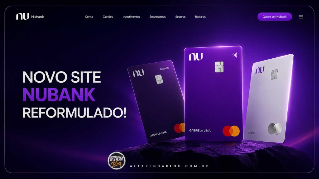 O Nubank acaba de apresentar uma das maiores transformações da sua história. O banco digital lançou um rebrand completo, com site reformulado, símbolo 'nu' refinado e a nova tipografia proprietária NuSans, criada para manter a marca inconfundível entre os 135 milhões de clientes no Brasil, no México e na Colômbia.

Junto com o rebrand, o Nubank apresentou o Croma, novo segmento para clientes com renda a partir de R$ 5 mil por mês. Ele traz cartão Mastercard Platinum, cashback de 0,8% em todas as compras no crédito, 5% de volta em assinaturas digitais e opções exclusivas de investimento com até 130% do CDI. Para quem quer extrair mais valor de uma conta digital moderna, essa é uma atualização e tanto.