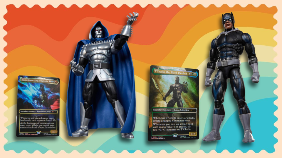Marvel e Magic: The Gathering estao se encontrando de um jeito espetacular. Uma nova leva de bonecos Marvel Legends chega com uma carta alternativa exclusiva de MTG incluida, tornando esse crossover perfeito para colecionadores e jogadores de cartas.

Os bonecos ja sao incriveis sozinhos, mas a carta de MTG eleva cada compra a um pedaco da historia da Marvel. Se voce estava esperando uma boa desculpa para fazer a prevenda, essa e a sua chance.

Crossovers assim sao animadores, mas tambem lembram que a industria precisa proteger os desenvolvedores, artistas e criadores que tornam esses momentos possiveis. Muita gente talentosa ja sofreu com demissoes e fechamento de estudios, e os fas sabem que a magica vem das pessoas, nao so da maquina corporativa.