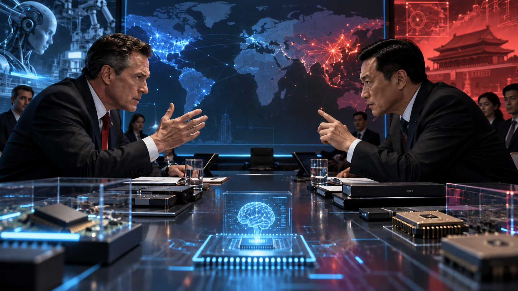 Os Estados Unidos acusam laboratórios chineses de IA, incluindo DeepSeek, Alibaba e Moonshot AI, de usar destilação de conhecimento para copiar capacidades de modelos desenvolvidos por OpenAI, Google, Anthropic e xAI. A denúncia transforma a corrida da inteligência artificial em um novo campo de tensão geopolítica antes de uma reunião entre Donald Trump e Xi Jinping.

A China nega as acusações e afirma que seu avanço é resultado de investimento próprio em pesquisa e inovação. Especialistas alertam que o caso reforça a necessidade de proteger propriedade intelectual, dados e ambientes de treinamento, tornando a cibersegurança essencial para o futuro da IA.