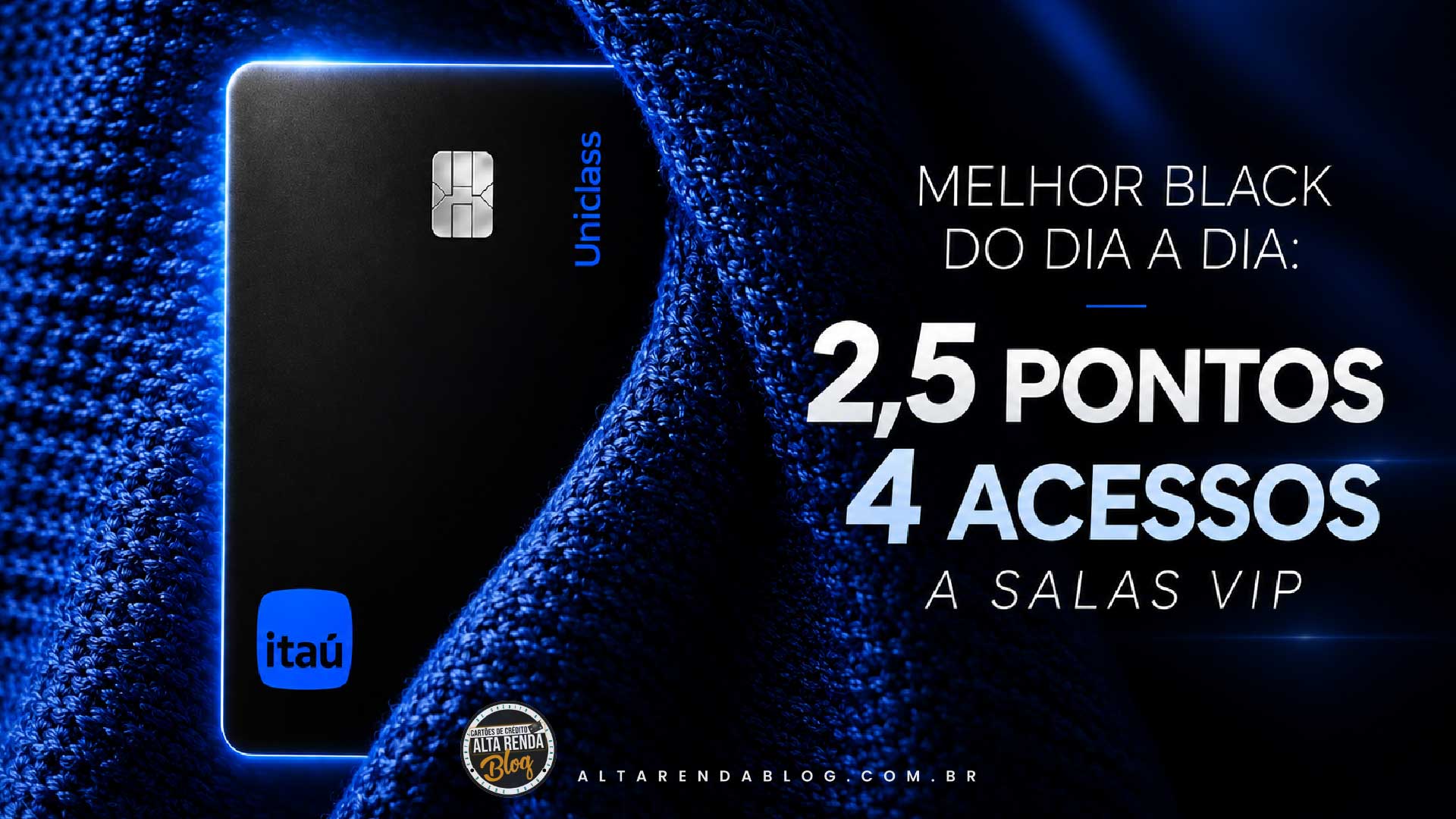 O Itaú acaba de turbinar os cartões Uniclass Mastercard Black e Visa Infinite, trazendo uma atualização forte para quem quer acumular mais pontos e viajar melhor. Agora, os cartões oferecem até 2,5 pontos por dólar gasto, com no mínimo 2 pontos por dólar para outros perfis de gasto.

A novidade também inclui até quatro acessos anuais a salas VIP e várias formas de zerar a anuidade, como investir R$ 50 mil no banco, gastar R$ 8 mil por fatura, participar do programa Minhas Vantagens no nível 4 ou receber salário pelo Itaú.

Os pontos podem ser transferidos para programas de milhas, usados como crédito na fatura, gastos no Itaú Shop ou convertidos em pontos Stix. A liberação é gradual e deve alcançar toda a base de clientes até o fim de 2026.