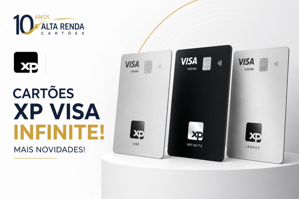 O portfólio de cartões da XP Investimentos ficou ainda mais competitivo, e agora ficou mais fácil escolher a categoria ideal. O guia completo cobre desde o XP One, com anuidade zero e entrada a partir de R$ 5 mil investidos, até o metal XP Legacy, feito para quem busca o melhor retorno em compras nacionais e internacionais.

Destaques para o XP Legacy, que entrega até 5,5% de Investback no exterior, 10 pontos por dólar, acesso ilimitado a salas VIP e concierge reconhecido pelo Forbes Travel Guide. Já o XP Infinite e o XP One seguem com anuidade zero e regras claras de pontos e benefícios.

Para quem vive viajando, combinar o cartão XP com uma conta internacional como Nomad ou Wise pode turbinar ainda mais a estratégia de gastos no exterior e o acesso a experiências exclusivas.