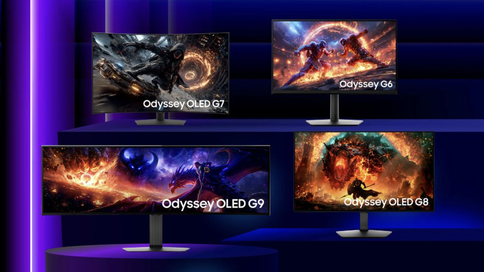 Samsung apresentou no Gamescom uma nova linha Odyssey de monitores gamer com tecnologia absurda, e o grande destaque é o primeiro monitor 1.100Hz do mundo. O Odyssey G6 de 27 polegadas tem resposta de 1ms e modo duplo: 1.100Hz em 1080p ou 600Hz em 1440p.

Além dele, a empresa mostrou o OLED G8 de 32 polegadas com até 680Hz, o gigante OLED G9 de 49 polegadas com 360Hz e o primeiro monitor curvo OLED de 42 polegadas do mundo, o G7. A linha 2027 é puro exagero para quem vive o esports e quer o que há de mais avançado em imagem e fluidez.