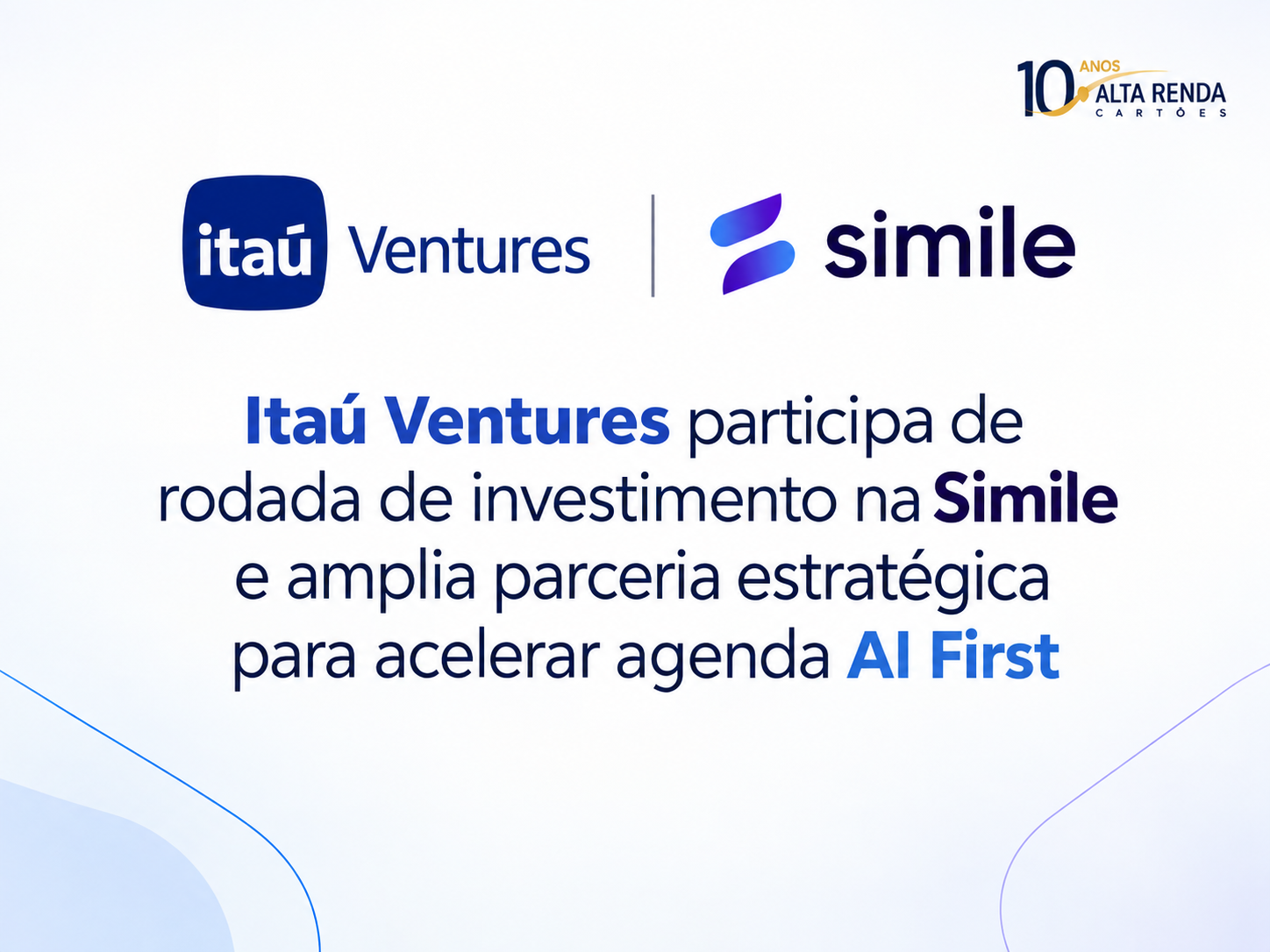 O Itaú Unibanco está apostando alto na inteligência artificial. Por meio do Itaú Ventures, o gigante bancário brasileiro entrou em uma rodada de investimento na Simile, empresa sediada nos Estados Unidos que desenvolve modelos avançados de IA capazes de simular o comportamento de pessoas, organizações e mercados.

A relação vem de longe: o Itaú foi o primeiro cliente da Simile na América Latina, explorando a tecnologia em diferentes áreas do banco. O aporte acontece logo após uma Série B de US$ 200 milhões liderada pela Greenoaks, que avaliou a Simile em US$ 2 bilhões.

A jogada reforça a agenda AI First do banco, que combina tecnologia de ponta com uma compreensão profunda das necessidades dos clientes. Se os modelos de simulação permitirem testar hipóteses antes de investir recursos de verdade, a próxima geração de produtos financeiros pode chegar mais rápido e mais inteligente.