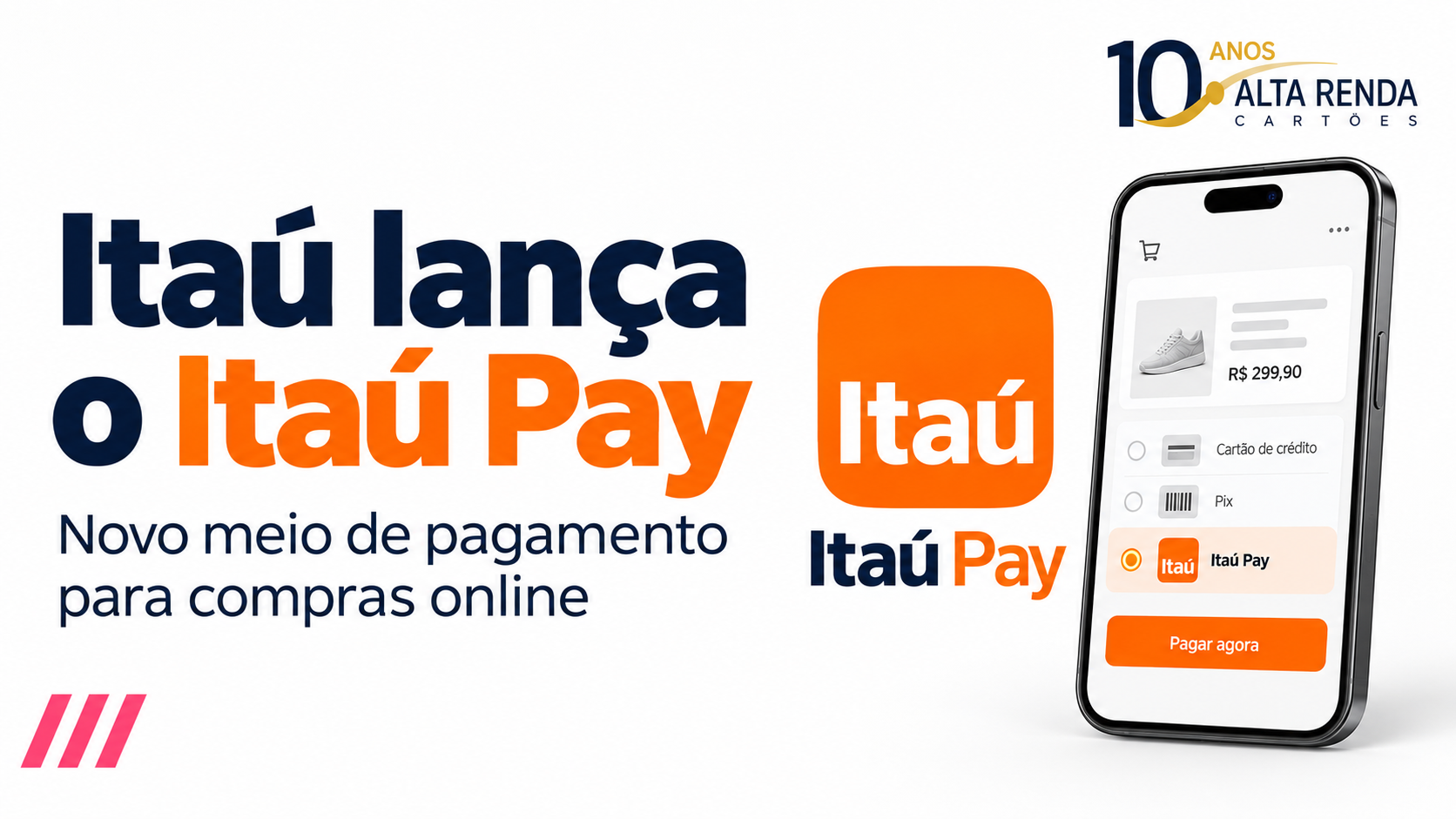 O Itaú Unibanco apresentou o Itaú Pay, novo meio de pagamento que permite concluir compras online diretamente no aplicativo do banco, sem compartilhar os dados do cartão. O cliente escolhe entre saldo em conta ou crédito, com opções de parcelamento estendido, limite extra e pagamento com pontos.

A solução estreia na Decolar e une a base de clientes e a capacidade de crédito do Itaú à infraestrutura de pagamentos da Rede. O banco estima aumento de até 10 pontos percentuais na taxa de aprovação para lojistas e potencial de elevar o ticket médio em até 50%, além de reduzir atritos no checkout e custos com fraude.

Com menos telas, cliques e trocas de aplicativo, o Itaú Pay promete um checkout até cinco vezes mais rápido e uma jornada mais simples e segura para consumidores e varejistas online.
