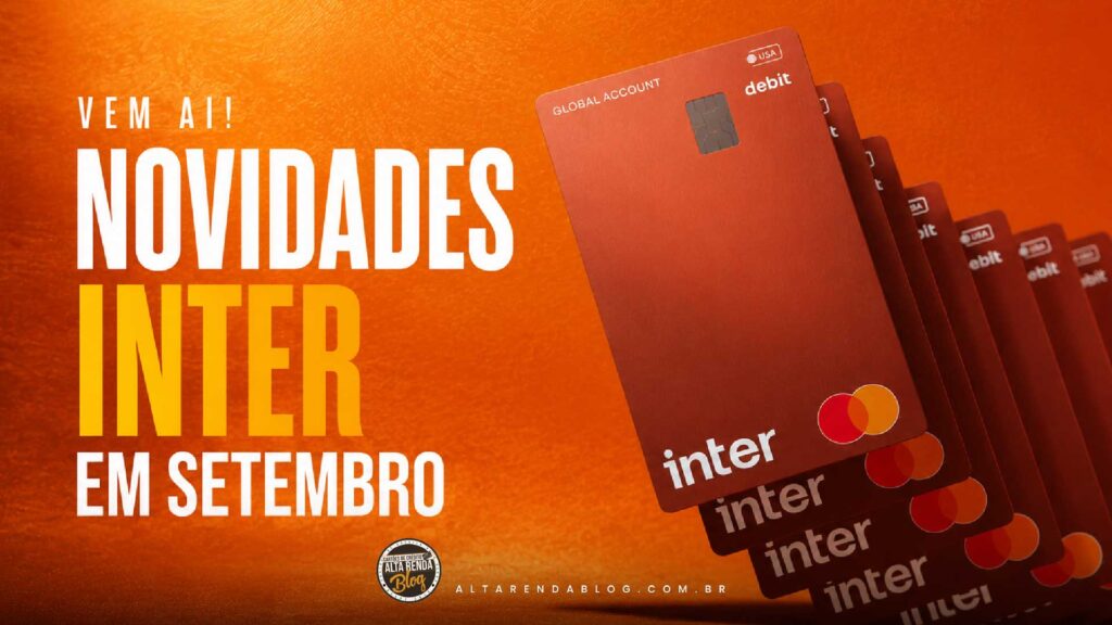 O Banco Inter confirmou uma grande atualização para quem usa a Global Account, e as novas regras valem a partir de 4 de setembro de 2026. Se você viaja para o exterior ou mantém reservas em dólar, essas mudanças vão impactar diretamente seus gastos, seus pontos e suas compras internacionais.

A principal novidade é a taxa de 1% sobre compras feitas em moedas diferentes do dólar. Além disso, gift cards deixam de gerar pontos no Inter Loop e o parcelamento no cartão Global pode chegar a 12x, com juros de até 8,01% ao mês. A boa notícia? Ainda dá tempo de se planejar: antecipe compras e reorganize sua estratégia de pontos antes da data de corte.

Para quem busca alternativas para o exterior, a Nomad é uma ótima opção de conta internacional em dólar, e você pode usar o código TWUSX2GB7T para aproveitar os benefícios. A Wise também segue como uma alternativa robusta para conversão de moeda e transferências globais.