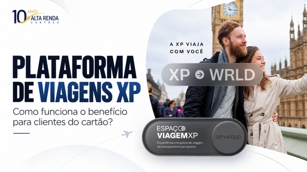 A XP acaba de transformar o planejamento de viagem em uma experiência que devolve dinheiro. A nova Plataforma de Viagens XP reúne passagens, hospedagens e outras ofertas em um só lugar dentro do aplicativo da XP, com Investback turbinado em compras elegíveis, devolvendo parte do que você gasta direto para a sua conta.

O caminho é rápido: abra o App XP, toque em Cartões, depois em Central de Benefícios e por fim em Viagens XP. O cartão digital precisa estar ativo e sem bloqueio para liberar o benefício, então vale conferir antes de reservar.

Antes de confirmar qualquer reserva, compare o preço final com o de outros canais. Um Investback maior só representa economia real se a tarifa, os impostos e as condições da reserva também forem competitivos. Confira o percentual exibido para aquela oferta específica, o valor total com taxas e as regras de alteração e cancelamento. Em viagens internacionais, combinar a plataforma com uma conta global como a Nomad, que você ativa com o código TWUSX2GB7T, ou com a Wise para conversão de moeda pode fazer seu dinheiro render ainda mais.