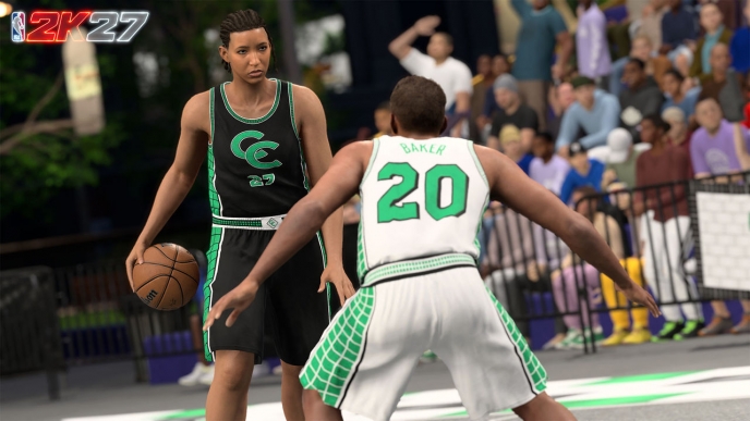 NBA 2K27 está quebrando barreiras: pela primeira vez na série, você poderá criar uma MyPlayer feminina e levá-la para The City. A Visual Concepts abriu espaço para uma nova era de representatividade no basquete virtual, com o mesmo sistema de construção para jogadores masculinos e femininos. Altura, peso, envergadura e atributos são definidos pela sua build, não pela aparência.

Isso vai muito além de uma mudança cosmética. Dá para combinar animações exclusivas de astros da NBA e da WNBA, personalizar badges com o novo sistema de Badge Tokens e escrever sua própria história nas quadras, sem limitações. O MyPlayer Builder chega em 21 de agosto pelo app NBA 2K HQ, cinco dias antes do início do acesso antecipado.
