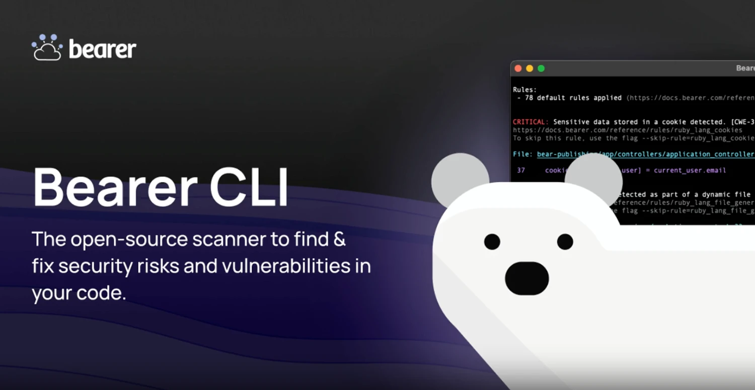 O Bearer CLI acaba de lançar uma ferramenta SAST gratuita e de código disponível que escaneia o código-fonte em busca de vulnerabilidades e classifica os achados conforme os dados sensíveis que eles tocam. As regras integradas cobrem o OWASP Top 10 e o CWE Top 25, incluindo injeção de SQL, cross-site scripting, path traversal e senhas embutidas no código.

Ele também gera um relatório de privacidade que identifica mais de 120 tipos de dados e sinaliza componentes que os manipulam, de bancos PostgreSQL a APIs de terceiros como OpenAI e Sentry. O scanner lê apenas o código, nunca os valores reais, e oferece suporte a Go, Java, JavaScript, TypeScript, PHP, Python e Ruby. Já está disponível gratuitamente no GitHub sob a licença Elastic 2.0.