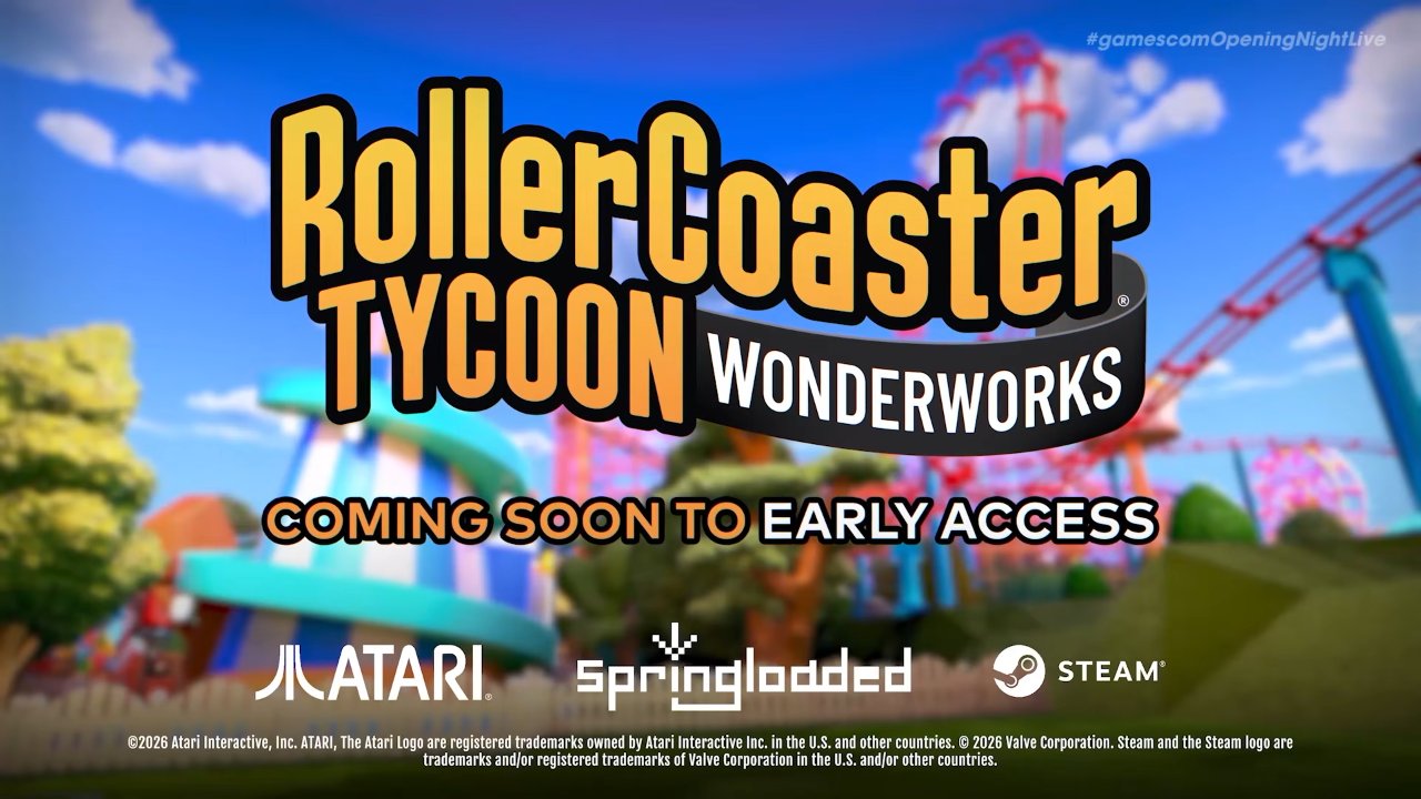 A Atari acaba de soltar uma surpresa gigante na Gamescom Opening Night Live: Rollercoaster Tycoon Wonderworks está oficialmente a caminho. Desenvolvido pela Springloaded, o estúdio por trás de Let's Build a Zoo, o novo jogo promete trazer criatividade, caos colorido e a magia clássica de construção de parques de volta a uma das franquias de simulação mais amadas dos games.

O trailer de revelação mostra atrações malucas, detalhes encantadores e aquela cara inconfundível de Tycoon que os fãs estavam esperando. Ainda não há data de lançamento confirmada, mas o jogo vai entrar em acesso antecipado em breve. Com um estúdio talentoso no comando, tomara que esse retorno entregue a simulação profunda e a liberdade criativa que os jogadores merecem, e não apenas mais uma jogada corporativa sem alma.