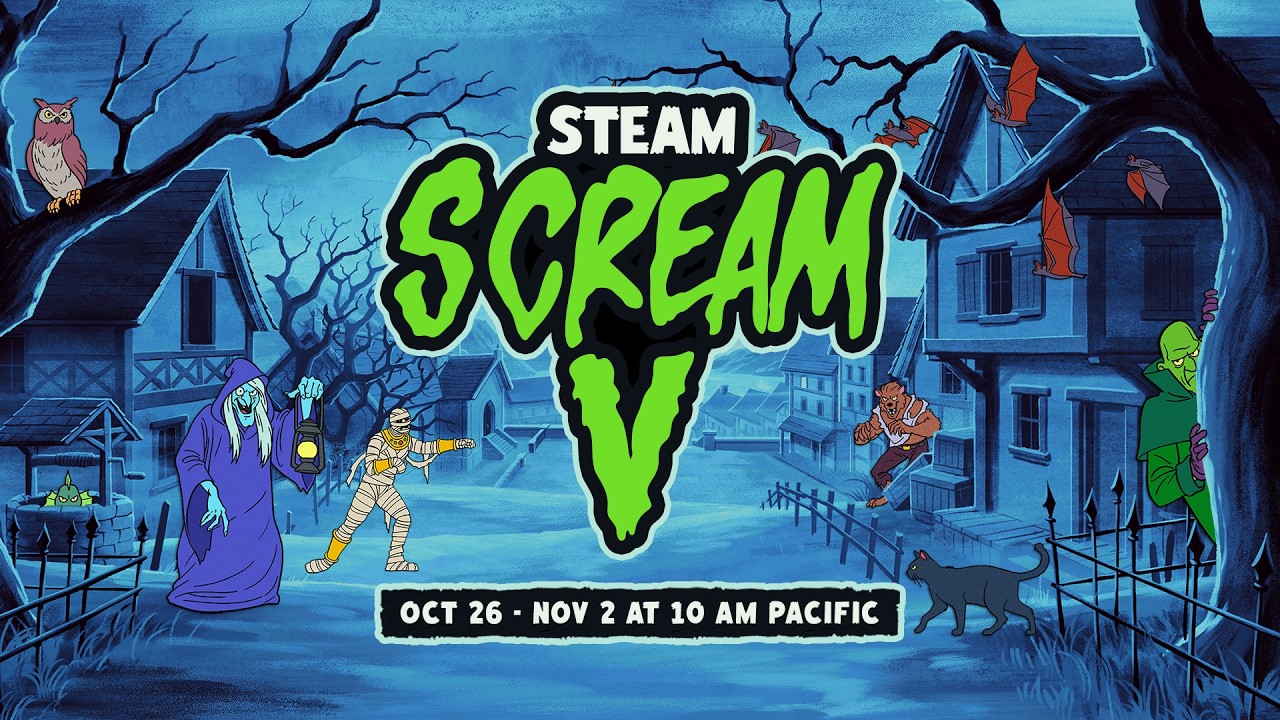 As ofertas de downloads para PC deste fim de semana são um banquete de Halloween. O Steam Scream V traz descontos assustadores em Resident Evil Requiem, Dying Light: The Beast e Killing Floor 3, enquanto a GOG.com celebra 18 anos com uma enorme liquidação de aniversário, incluindo joias sem DRM como Cyberpunk 2077, The Witcher 3 Remastered e Baldur's Gate 3.

Mas enquanto aproveitamos essas pechinchas, não esqueçamos os desenvolvedores que criam nossos jogos favoritos. Apoie estúdios que tratam seus funcionários com justiça e rejeite as demissões em massa movidas pelo lucro que assolam a indústria. Grandes jogos vêm de grandes condições de trabalho—não de ganância corporativa.