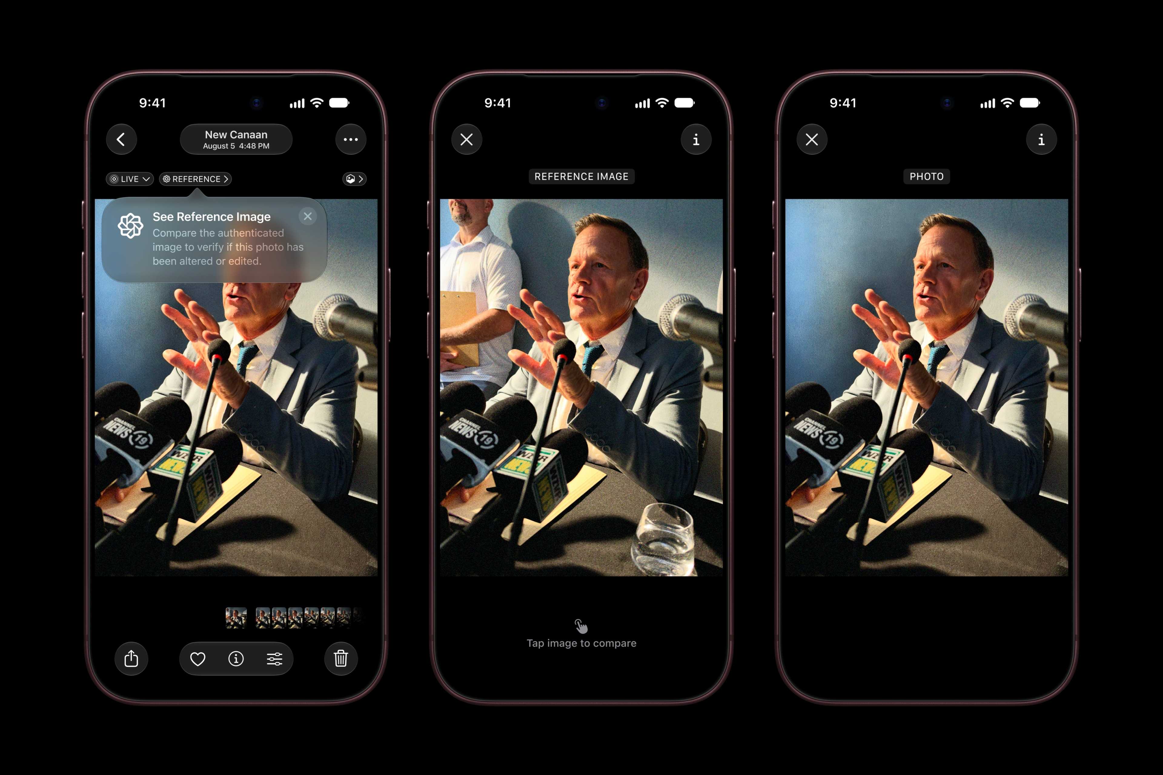 A Apple acabou de virar o jogo contra o lixo gerado por IA. Com o novo recurso Reference Image, que estreia na linha iPhone 18 Pro, cada foto agora pode ser assinada criptograficamente no exato instante do clique, gerando um negativo digital inalterável que comprova o que o sensor da câmera realmente capturou.

O trabalho pesado roda dentro do Secure Enclave e do Private Cloud Compute da Apple, registrando metadados com carimbo de tempo e construindo uma cadeia de confiança que a empresa afirma ser resistente até a ataques quânticos futuros. O ponto decisivo: o sistema não exige que o fotógrafo vincule sua identidade pública à imagem, uma ruptura deliberada com a abordagem C2PA, que segundo a Apple coloca em risco jornalistas em zonas de conflito.

Para redações que caçam vídeos falsos, empresas que documentam estoque danificado e qualquer pessoa cansada de discutir se uma imagem é real, a verificação passa a começar na captura, e não no tribunal. A Apple também está liberando APIs para iPhone, iPad e Mac, permitindo que desenvolvedores embutam a checagem de procedência direto nos aplicativos.