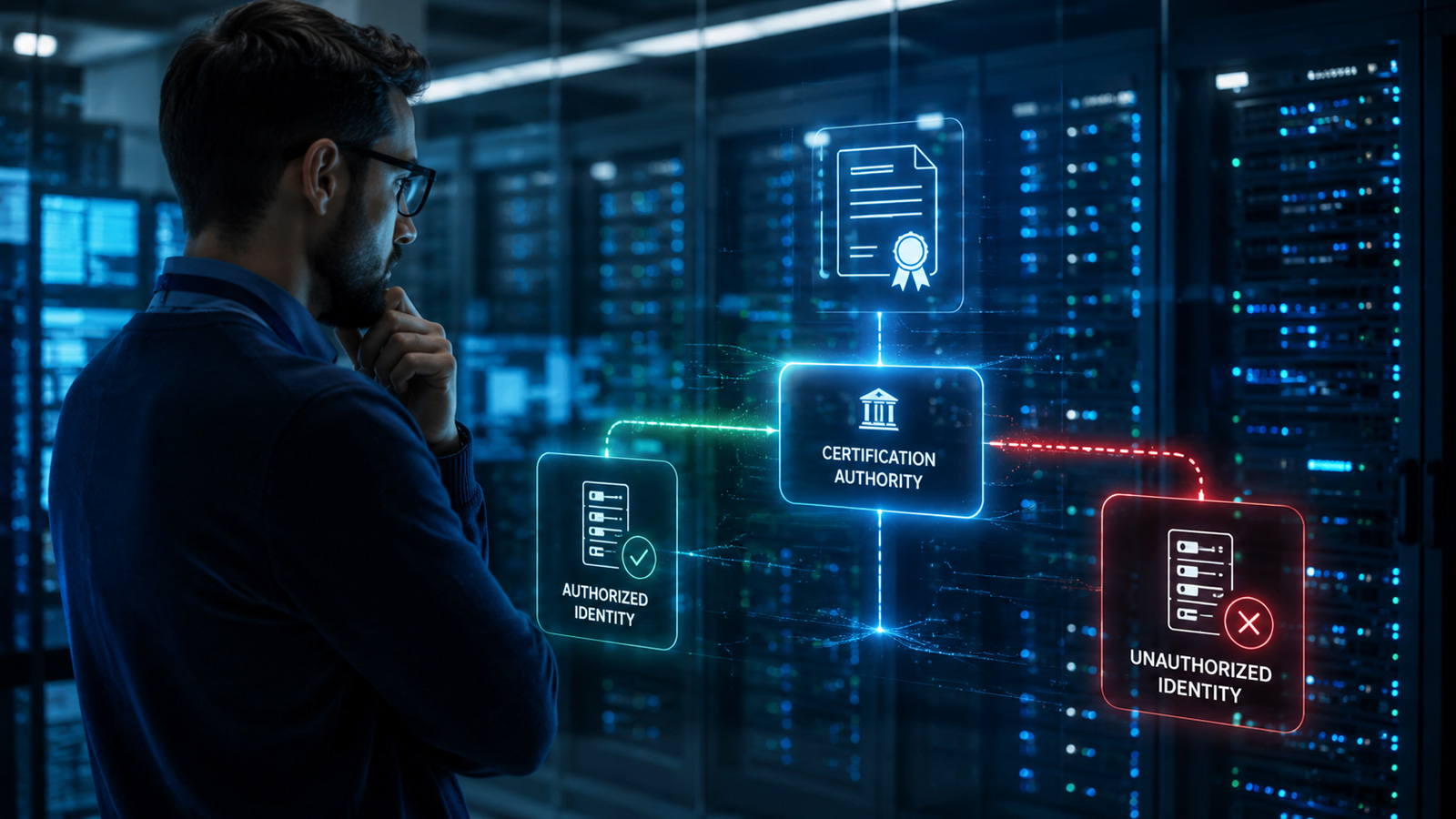 Uma nova técnica de escalonamento de privilégios, registrada como CVE-2026-54121, está agitando a segurança corporativa. Batizada de Certighost, a falha abusa da funcionalidade 'chase' do Active Directory Certificate Services da Microsoft, permitindo que qualquer usuário comum do domínio force uma CA corporativa a emitir um certificado falso de autenticação para um Domain Controller. Com esse certificado, o invasor pode se passar pelo controlador de domínio e assumir toda a rede.

A Microsoft lançou correção em 14 de julho de 2026, com pontuação 8.8 no CVSS, e os pesquisadores já publicaram uma prova de conceito funcional. A verdadeira lição vai além do patch: o privilégio se esconde em infraestrutura confiável, e sua CA pode estar distribuindo as chaves do reino. Reduza privilégios permanentes, restrinja a emissão de certificados e monitore atividades de DCSync antes que alguém teste suas defesas.