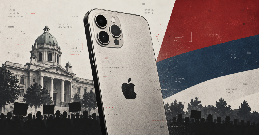 Uma confirmação alarmante do Citizen Lab colocou o spyware Pegasus no centro da semana eleitoral na Sérvia: o iPhone do reitor da Universidade de Belgrado foi infectado pelo spyware de clique zero do NSO Group poucos dias antes da votação antecipada de 25 de outubro.

O caso surge em meio a protestos estudantis em massa, uma investigação de corrupção ligada a um empreendimento de luxo associado a Kushner e evidências crescentes de que spyware mercenário tem sido usado para intimidar ativistas e autoridades independentes. O reitor exige uma investigação independente e respostas públicas.

É assim que a vigilância comercial opera quando age com impunidade. Governos e a indústria de spyware precisam ser responsabilizados, e o público tem o direito de saber quem implantou o Pegasus e por quê.
