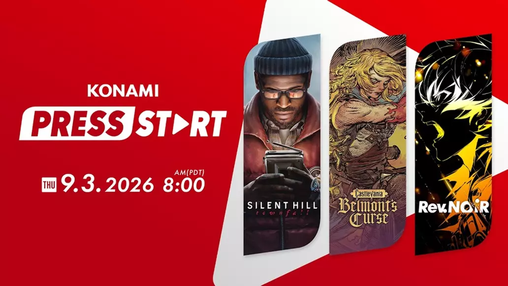 Prepare-se para uma dose dupla de novidades dos games esta semana. A Konami vai realizar sua apresentação Press Start 2026 em 3 de setembro às 8h (horário do Pacífico), apenas duas horas após o State of Play da PlayStation, com um showcase de 30 minutos repleto de atualizações.

Espere novos detalhes de Castlevania: Belmont's Curse, Silent Hill: Townfall e revelações inéditas como Rev. Noir e Project Zircon. A Konami está de volta em grande estilo, e este pode ser um dos showcases mais empolgantes do ano.