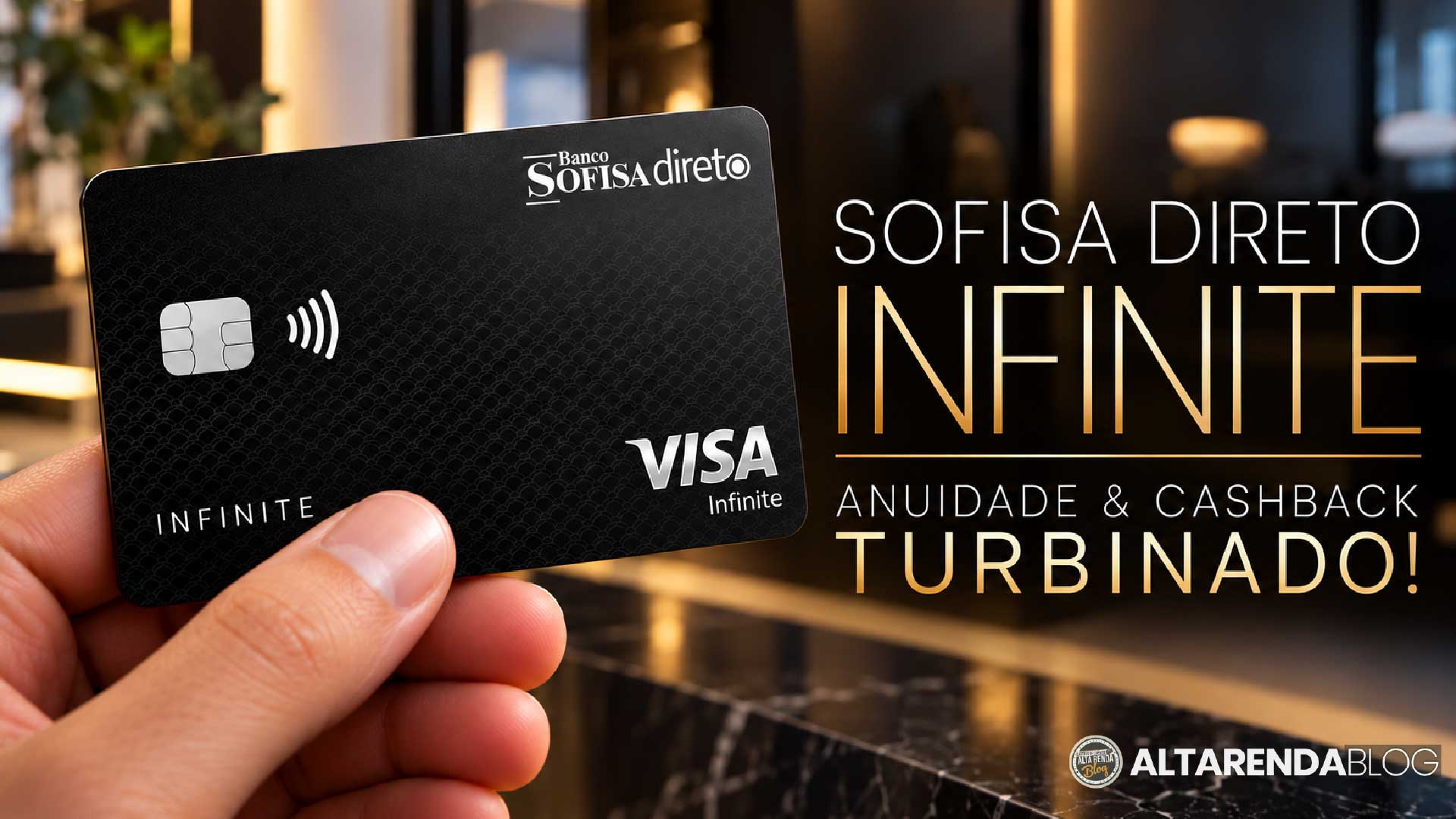 O Banco Sofisa lançou o Sofisa Visa Infinite, um cartão premium sem anuidade que promete até 8% de cashback em bares e restaurantes no Brasil e no exterior. Para liberar o cartão, é preciso investir a partir de R$ 15 mil em Renda Fixa do Sofisa, e o dinheiro de volta cai direto em um CDB que rende 100% do CDI, sem prazo de expiração.

O cashback é progressivo e depende do valor da fatura. Os 8% só valem para faturas acima de R$ 10 mil; quem gasta menos recebe de 1,5% a 6,5% em restaurantes e de 0,5% a 2% nas demais compras. O teto é de R$ 1.000 por fatura. Quem tem mais de R$ 250 mil investidos no Sofisa fica garantido pelo menos no Nível 3.

O cartão ainda oferece dois acessos gratuitos a salas VIP pelo Visa Airport Companion, com novas regras de elegibilidade a partir de novembro de 2026. Para quem concentra gastos e frequenta restaurantes, o cashback progressivo pode representar um retorno real.
