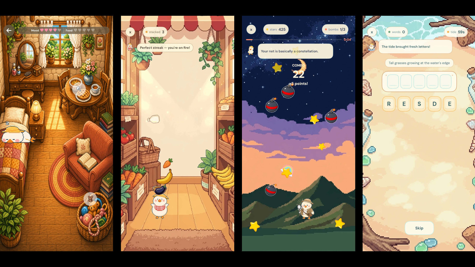 A Meta está testando o Waddle World, um app de bichinho virtual em estilo 16-bit que mistura os cuidados de Tamagotchi com uma companhia de IA que conversa de volta. Você choca um ovo, alimenta e brinca com o pet, além de escrever ou ditar entradas de diário que o bichinho responde com texto e pequenos desenhos ilustrados.

O app também traz minigames em que você junta pontos para comprar comida e brinquedos, deixando a experiência com cara de diário diário disfarçado de pet. Por enquanto, o Waddle World está disponível apenas nas Filipinas, o que sugere um teste da Meta antes de um lançamento mais amplo.