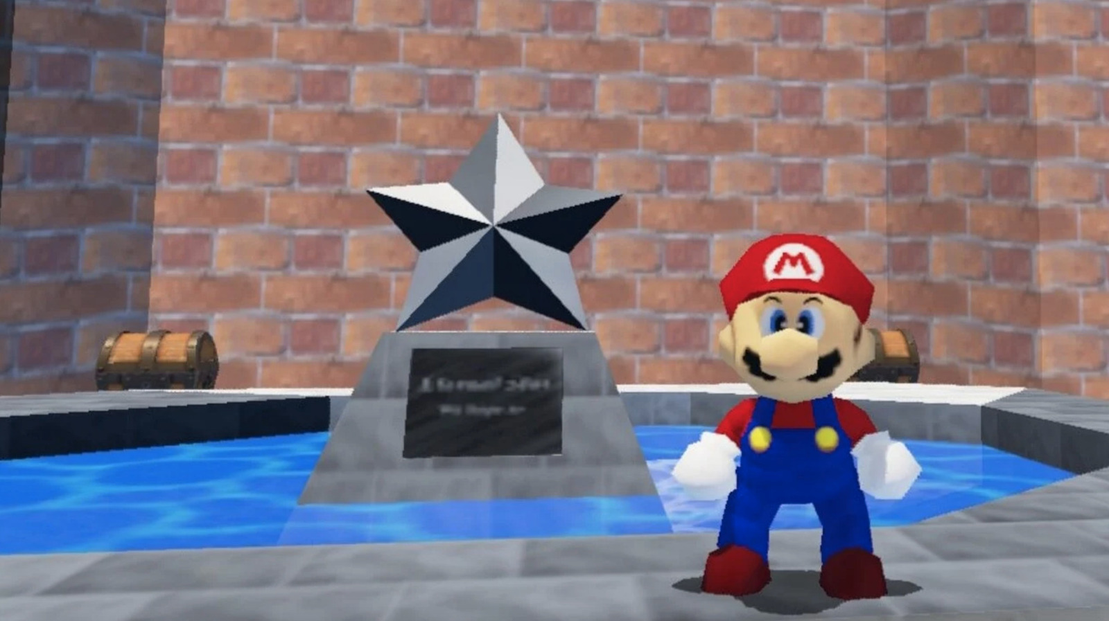 Há três décadas, jogadores encaram uma placa desfocada no pátio do castelo de Super Mario 64 e saem de lá apenas com teorias malucas. Agora, um programador usou análise computacional de código aberto para testar milhões de combinações de palavras e fontes contra aqueles pixels teimosos, e o resultado é empolgante.

A correspondência mais próxima aponta para duas linhas curtas: "Eternal Star" em cima e "We hope so" embaixo. Isso combina perfeitamente com a estátua gigante de estrela que fica logo acima da placa, o que transforma a descoberta em um pedaço silencioso da história da Nintendo vindo à tona.

O achado também enterra o lendário boato "L is Real 2401", que alimentou décadas de teorias sobre Luigi e até uma recompensa em dinheiro. Nada foi confirmado oficialmente e a Nintendo provavelmente jamais vai se pronunciar, mas a busca é uma lembrança bonita de por que esse jogo ainda fascina tanta gente.