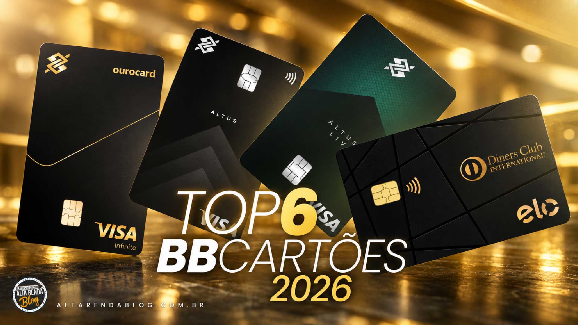 O Banco do Brasil reformulou um dos portfólios de cartões premium mais completos do Brasil para 2026, e as regras mudaram de um jeito que pesa no bolso. As anuidades subiram, as campanhas de pontuação turbinada agora têm prazo definido e o valor real de cada cartão depende do quanto você gasta, não apenas do número chamativo da propaganda.

O Altus Visa Infinite lidera a lista com 2,5 pontos por dólar no padrão, ampliados temporariamente para 4 pontos em compras nacionais e 5 pontos em compras internacionais até 30 de setembro de 2026. O detalhe é a nova anuidade de R$ 4.000, que só se justifica se você realmente usar o acesso ilimitado a salas VIP e o IOF reduzido nas compras internacionais. Para quem viaja e gasta no exterior, combinar esse cartão com uma conta global como a Nomad, que oferece conta em dólar e cartão pensado para viagens, ajuda a segurar o custo de câmbio.

O Altus Liv recompensa quem gasta mais com pontuação escalonada que sobe de 3,0 para 4,0 pontos por dólar, pontos que não expiram e os mesmos benefícios de viagem, enquanto o Ourocard Elo Diners Club equilibra 2,2 pontos em compras nacionais e 3,3 em internacionais com acesso a salas VIP via Priority Pass. A conclusão sincera é simples: escolha o cartão de acordo com o seu gasto mensal real e pare de pagar por benefícios que você nunca vai usar.