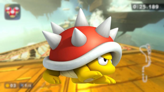 Um dataminer que vasculhou o código de Mario Kart World encontrou algo inesperado: Spiny, o encrenqueiro de casco espinhoso que persegue Mario desde o primeiro Super Mario Bros. de 1985, aparentemente estava planejado como piloto jogável. O personagem aparece internamente com o nome Togezo, listado ao lado de outros corredores escondidos nos arquivos.

Até agora não existe modelo, animação nem qualquer pista de como uma pequena tartaruga coberta de espinhos seguraria um volante, o que só deixa a descoberta mais divertida de imaginar. A Nintendo não se pronunciou, mas o achado já reacende o debate sobre quais personagens excêntricos merecem uma vaga no grid.