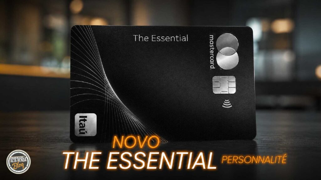 Furo exclusivo! O Itaú está ampliando seu portfólio premium com o novo Itaú Personnalité The Essential, um cartão Mastercard voltado para clientes de alta renda. Os primeiros dados da tabela de tarifas do banco indicam anuidade de R$ 80 por mês, posicionando o produto como uma opção de entrada no segmento Personnalité.

Os benefícios ainda não foram confirmados oficialmente, mas a expectativa é de um pacote enxuto, com acesso mais restrito a salas VIP e pontuação reduzida em comparação aos cartões Black, The One e World Legend. A estratégia parece ser de retenção: manter clientes dentro do ecossistema premium sem exigir o nível de investimento dos cartões topo de linha.