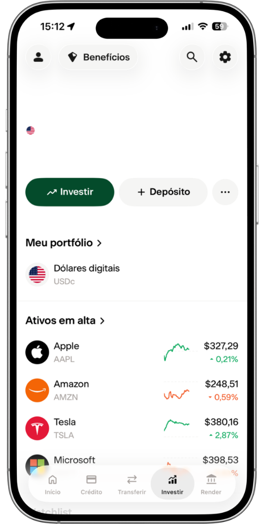 O ARQ está redefinindo o que uma conta global pode ser. Além do câmbio com uma das menores taxas do mercado, apenas 0,5%, a plataforma reúne dólares digitais com rendimento, saldo em reais remunerado e acesso a ações e ETFs internacionais em um só ecossistema.

Com linhas de crédito integradas, cashback em gastos internacionais e até cartão de metal premium, o ARQ se posiciona como um hub financeiro completo, não apenas uma conta para viagens. Para quem quer comparar, Nomad e Wise também são ótimas opções de conta global.