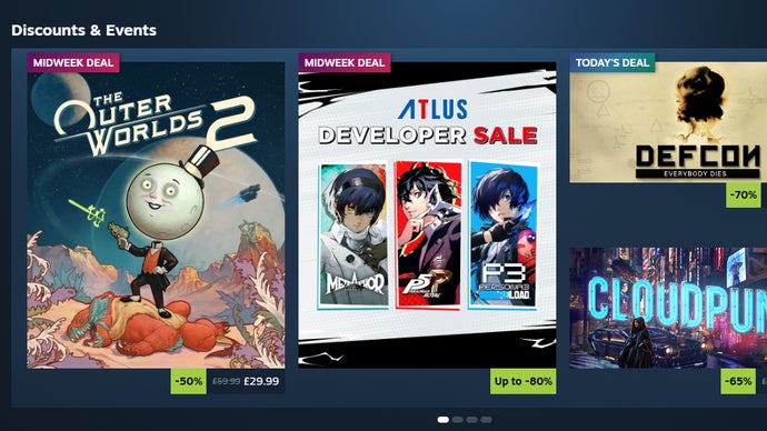 A Valve está jogando fora o sistema manual baseado em calendário da seção de Descontos e Eventos do Steam e o substituindo por um motor dinâmico e personalizado, que decide o que aparece com base no que os jogadores realmente querem. A empresa afirma que a mudança já faz com que dez vezes mais jogos sejam exibidos por dia, com aumentos expressivos em visitas às páginas, listas de desejos e adições ao carrinho.

O resultado é impressionante para estúdios pequenos. O CEO da Hooded Horse, Tim Bender, relatou que indies com apenas algumas centenas ou poucos milhares de avaliações saíram de praticamente zero visitas para alguns milhares, enquanto um jogo de porte médio saltou de 6.000 visitas em cinco meses para 14.000 em um único mês. É uma rachadura real no muro que há muito tempo deixa a descoberta nas mãos de quem pode gritar mais alto.

A implementação completa chega no início de 2027, e os desenvolvedores terão novas ferramentas para gerenciar descontos e eventos de promoção do seu jeito. Mais relevância para quem joga, menos necessidade de implorar por um espaço em um calendário curado para quem cria, e um lembrete de que grandes jogos devem vencer pelo mérito, não pelo tamanho do orçamento de marketing.