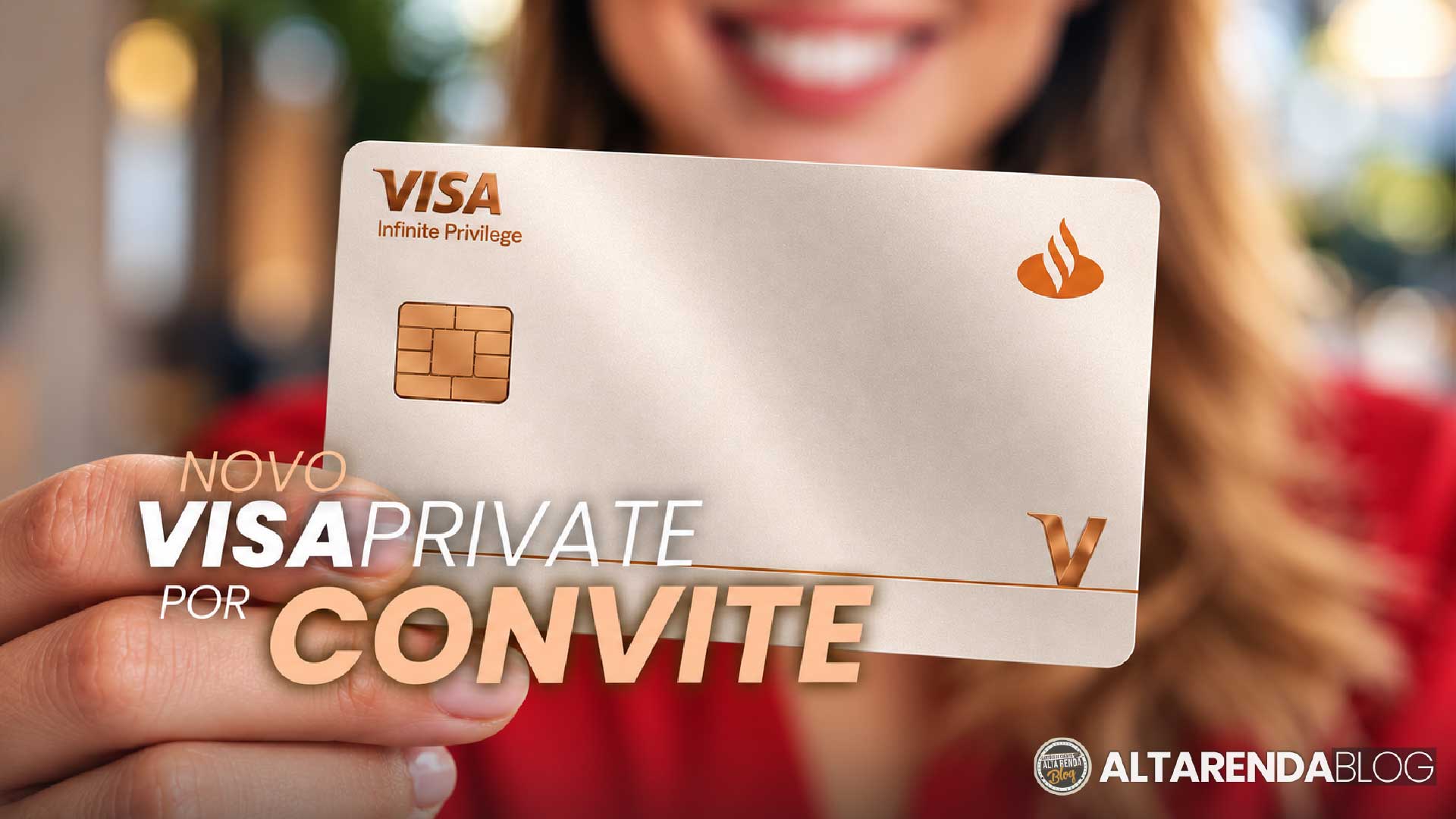 Outubro marca o momento em que o cartão mais exclusivo do Santander finalmente sai do papel. O Visa Infinite Private começa a ser distribuído de forma gradual, apenas por convite, para clientes que o próprio banco considerar elegíveis dentro do segmento Private. Não existe formulário de solicitação nem página pública: tudo passa pelo contato direto com o gerente de relacionamento.

A pontuação é o grande chamariz. São 6 pontos Esfera por dólar em compras no Brasil e 8 pontos por dólar no exterior, além de um bônus de boas-vindas de 300 mil pontos, que não expiram. Um cliente que gasta US$ 5.000 por mês no país pode chegar a cerca de 660 mil pontos no primeiro ano, volume suficiente para mirar passagens internacionais em classe executiva.

Depois vêm os benefícios de viagem: acesso ilimitado às salas do Priority Pass e do Visa Airport Companion, lounge próprio do Santander em Guarulhos, Fast Pass Global em mais de 220 aeroportos, lifestyle manager, seguro-viagem e roaming, além de upgrades em hotéis de luxo. Para quem viaja muito, somar duas redes de salas VIP em um único cartão de metal é aquela vantagem silenciosa que muda a experiência. Para gastos em dólar e viagens internacionais, uma conta global como a Nomad combina bem com o cartão.