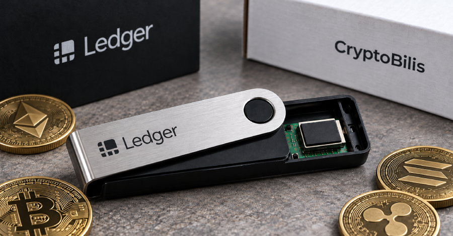 A Ledger suspendeu todas as vendas pela revendedora CryptoBilis depois que dispositivos adulterados drenaram mais de US$ 86 milhões das carteiras de usuários, muitos deles no Sudeste Asiático. Investigadores encontraram um implante de hardware não autorizado dentro de pelo menos um dos aparelhos afetados, um alerta assustador de que um ataque de cadeia de suprimentos pode transformar um produto de segurança em uma armadilha.

A empresa pede que quem comprou dessa revendedora nos últimos 90 dias evite configurar o aparelho, e que mova os fundos para um novo signer com uma nova seed caso já tenha configurado. A CryptoBilis parou de vender todo o seu estoque de carteiras físicas até a conclusão da investigação.

A regra de ouro nunca foi tão importante: sua frase de recuperação deve ser gerada pelo seu próprio aparelho e anotada apenas por você. Se ela chegar impressa em um cartão, considere a carteira comprometida. Nunca compartilhe sua seed ou PIN, e desconfie de quem promete recuperar fundos perdidos, porque essas ofertas são quase sempre golpes.