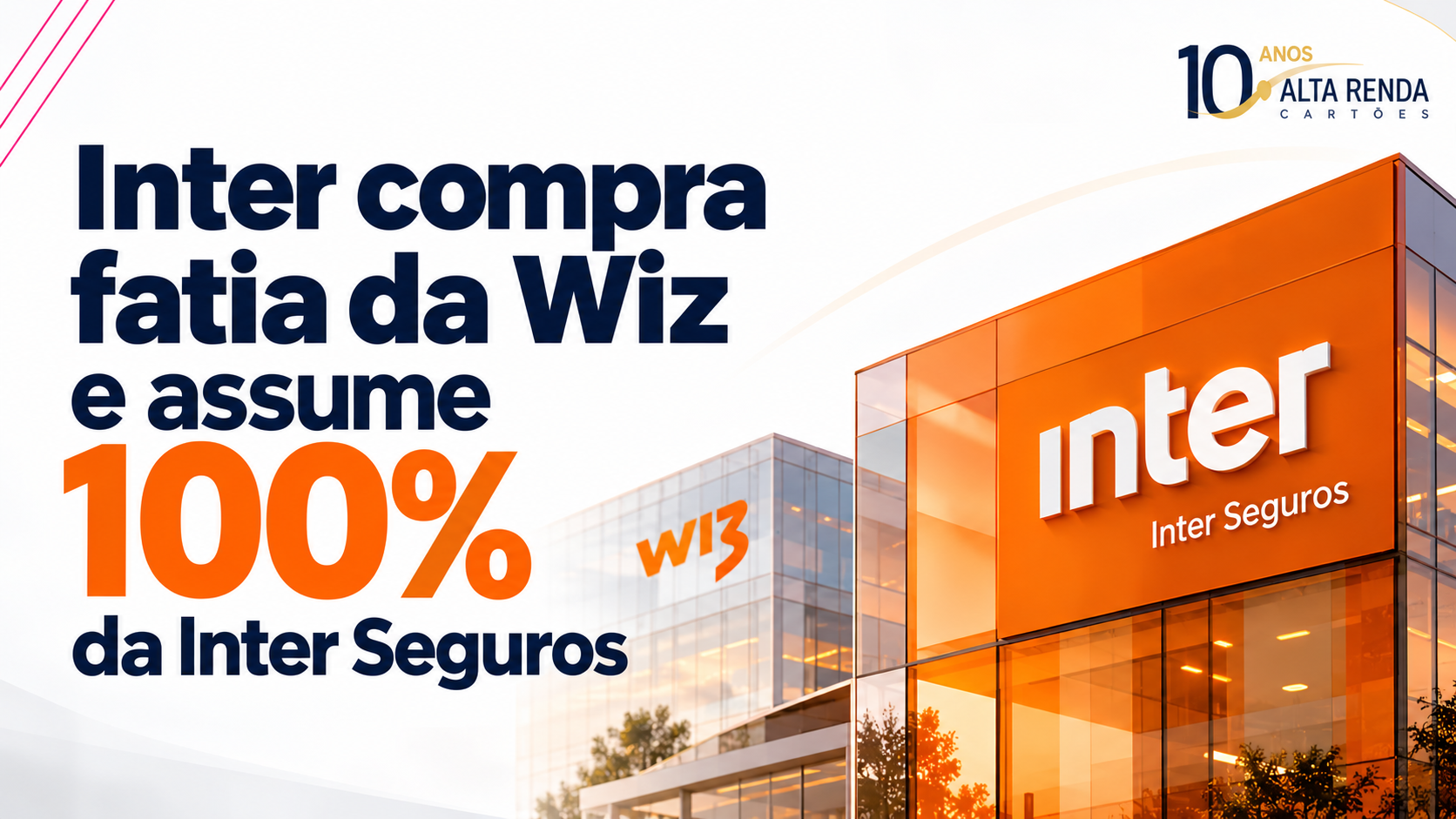 O Inter assinou contrato para comprar os 39,75% restantes da Inter Seguros que pertenciam à Wiz, por R$ 409,5 milhões, e passa a ser o único acionista de uma operação com mais de 9 milhões de contratos ativos. A conclusão ainda depende do aval do Banco Central e do CADE.

A vertical de seguros fechou o segundo trimestre de 2026 com lucro líquido de R$ 37,4 milhões, alta de 35% na comparação anual, e roda totalmente integrada ao super app do banco, ao lado de conta digital, crédito, investimentos e marketplace que atendem mais de 45 milhões de clientes nas Américas.

Com 100% do negócio, o banco ganha velocidade para lançar produtos e reforça o ciclo em que cada serviço puxa o cliente para os demais, combinando distribuição digital, margens altas e uma experiência de proteção mais simples para quem usa o app no dia a dia.