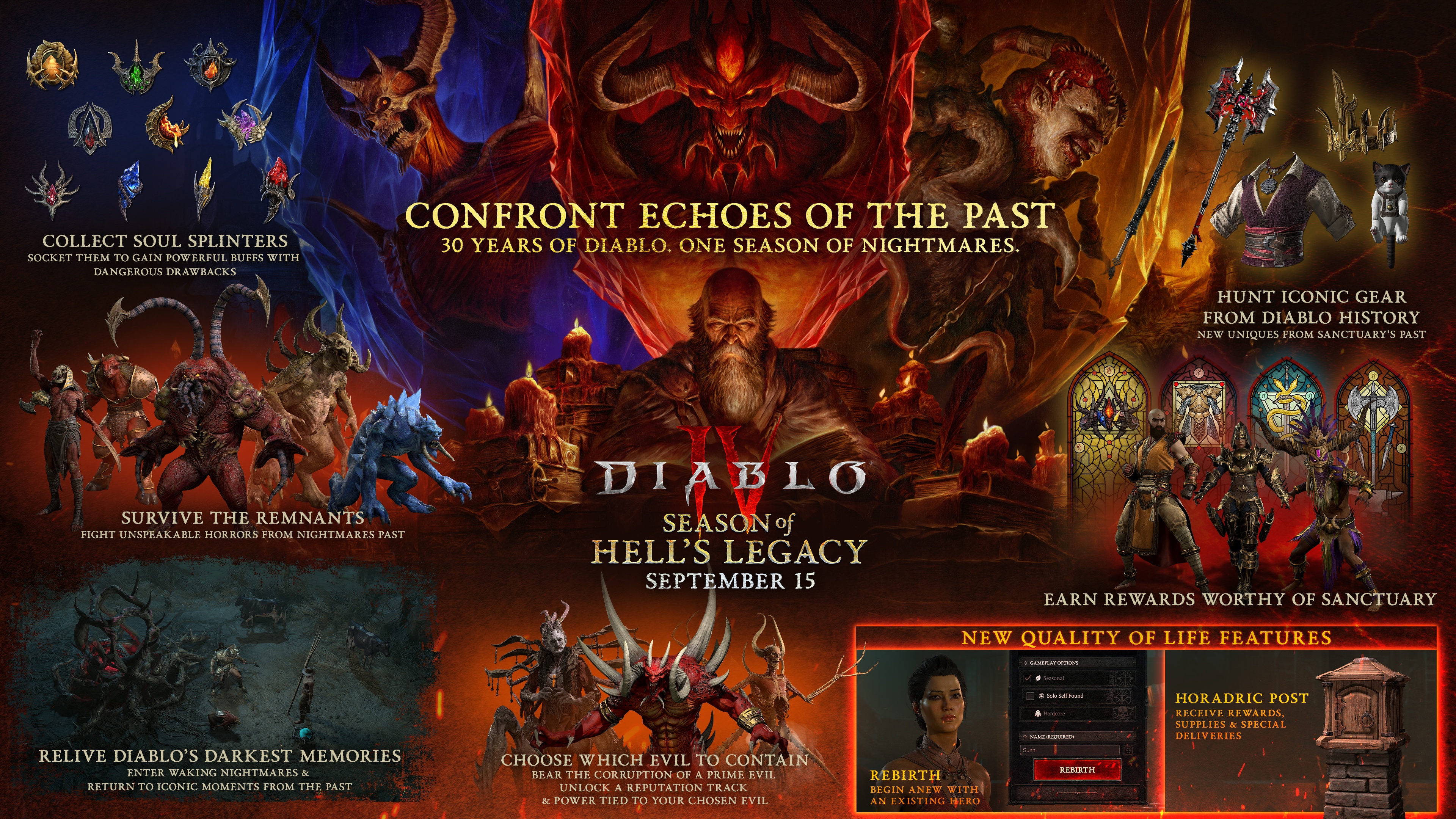 Os portões do Inferno vão se abrir em um campo de batalha totalmente novo. Diablo 4 está oficialmente chegando ao Nintendo Switch 2, acompanhado da recém-revelada temporada Hell's Legacy, prometendo uma descida a Sanctuary mais sombria, rápida e portátil do que os fãs imaginavam.

É o tipo de momento que muda a forma como os jogadores vivem um dos maiores action RPGs da geração, permitindo farmar, saquear e destruir demônios em qualquer lugar. Uma vitória enorme para quem joga no portátil e um lembrete de que a comunidade continua faminta por mais Diablo.

Mesmo assim, vale perguntar quem realmente paga o preço por esses ciclos intermináveis de hype. A Blizzard já cortou centenas de empregos enquanto empurra mais ports e mais conteúdo, e artistas e engenheiros de verdade merecem mais do que serem tratados como números descartáveis em um relatório trimestral. Comemore os jogos, mas nunca deixe de exigir respeito por quem os constrói.