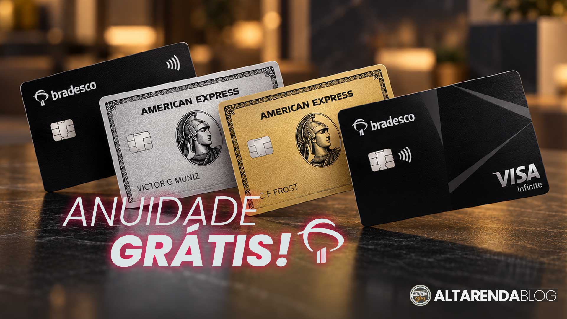 Perdeu o prazo de setembro? O Bradesco deu uma segunda chance para quem busca cartões de alto padrão. A campanha Gaste e Nao Pague Anuidade foi prorrogada e agora recebe pedidos até 30 de dezembro de 2026, com 11 cartões premium de anuidade zero no primeiro ano, e na maioria deles a isenção continua nos anos seguintes.

O grande destaque é o Prime Mastercard Black, que ficou bem mais fácil de conquistar: a meta de gastos caiu de R$ 8 mil para R$ 5 mil, entrando no mesmo nível do Visa Infinite e do Elo Nanquim. Cumpra a meta em até 90 dias, ou tenha R$ 50 mil investidos no Bradesco, e o primeiro ano sai de graca. Em cartões como o American Express The Platinum Card, a economia no primeiro ano chega a R$ 1.992.

E fica a dica: um beneficio por CPF, então planeje bem o pedido. Compras em moeda estrangeira contam para a meta, o que torna aquela viagem internacional de fim de ano ainda mais estrategica.