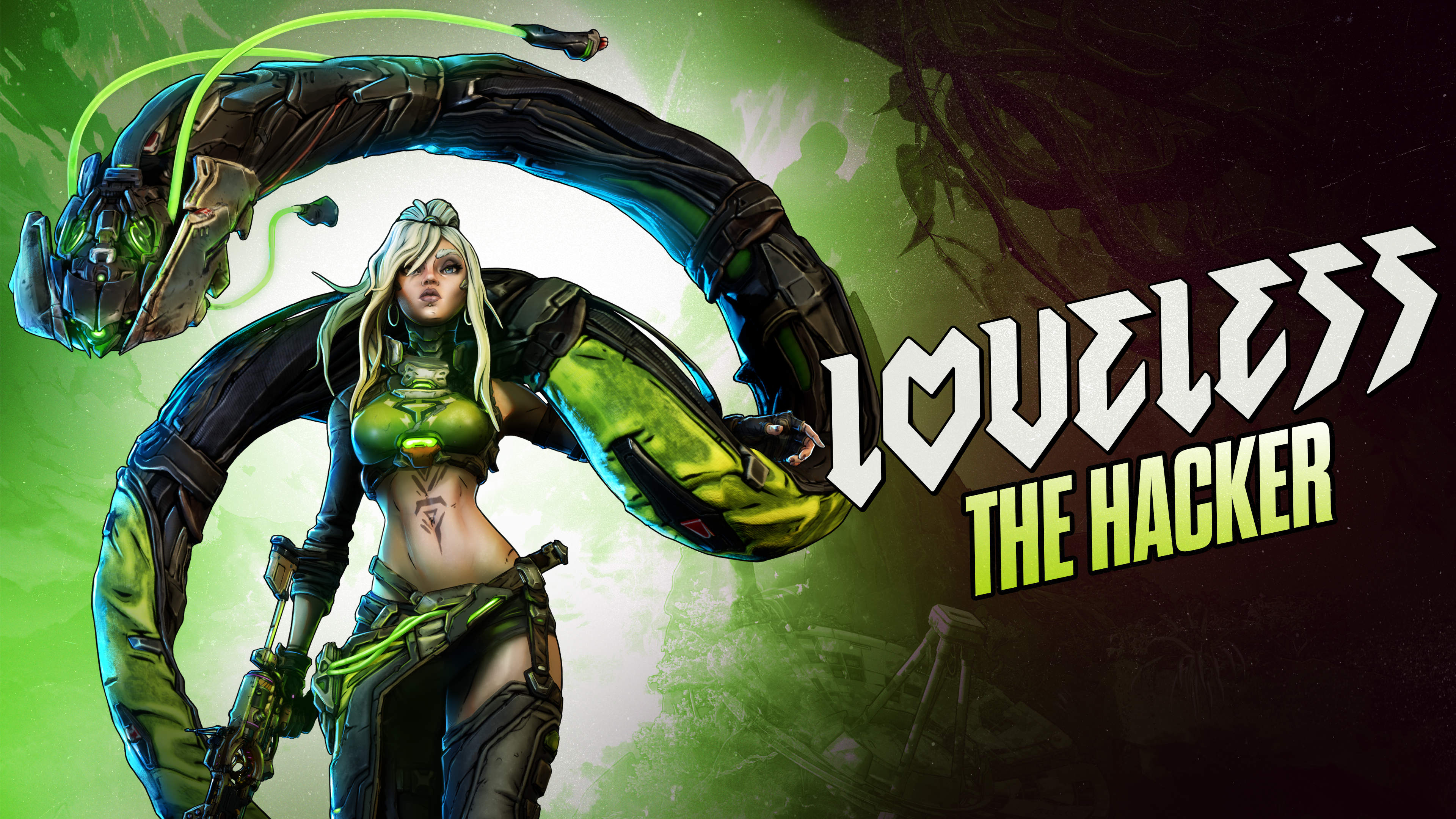 A Gearbox está entregando uma das Vault Hunters mais insanas de todas: Loveless, a Hacker. Ex-especialista em infiltração corporativa da Anshin, ela absorveu um vírus mental digital descontrolado para salvar o dia — e agora ela e o vírus dividem o mesmo corpo. Essa fusão distorcida alimenta um kit cheio de corrosão contagiosa, eliminações furtivas e um wyrm digital que pode sair completamente do controle.

A habilidade Plague Star infecta inimigos com Contágio, transformando cada oponente derrotado em uma bomba de veneno que se espalha para alvos próximos. Já o Visual Paradox Nexus permite que ela desapareça, deixe clones para trás e volte a aparecer pelo campo de batalha como uma verdadeira assassina hacker. Com uma homenagem à pioneira da computação Ada Lovelace, Loveless chega em 10 de setembro de 2026 por US$ 9,99. Borderlands 4 ficou ainda mais perigoso.